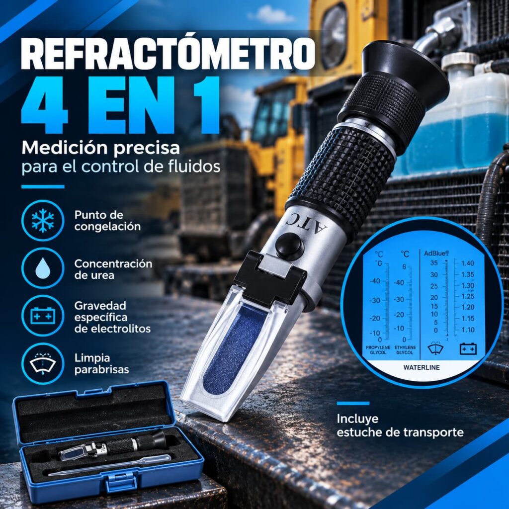 REFRACTÓMETRO 4 en 1