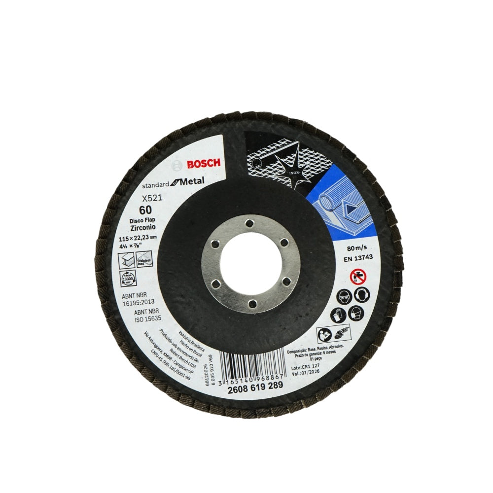 Nuevo disco flap eco for inox/metal 115 m gr6