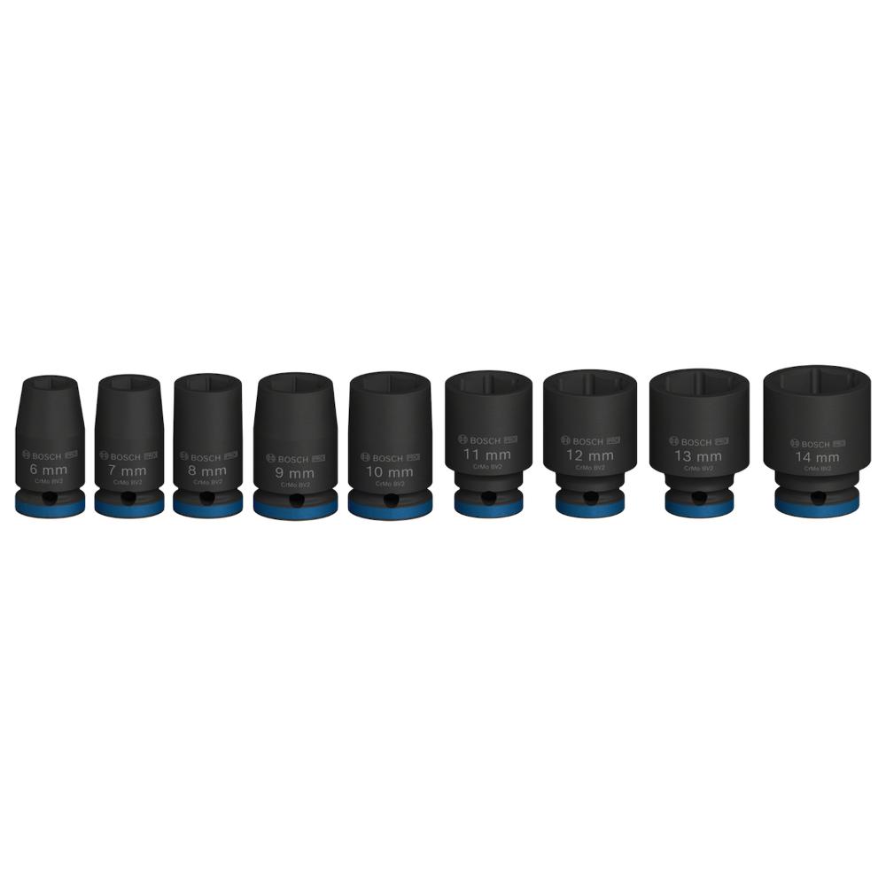 9 dados bosch pro impact 1/4 - Imagen 2