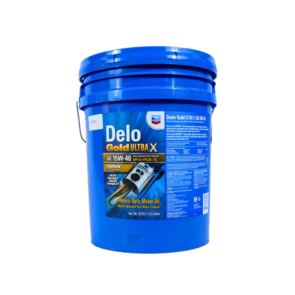 Aceite diesel 15w40 ci-4 chevron delo gold ultrax