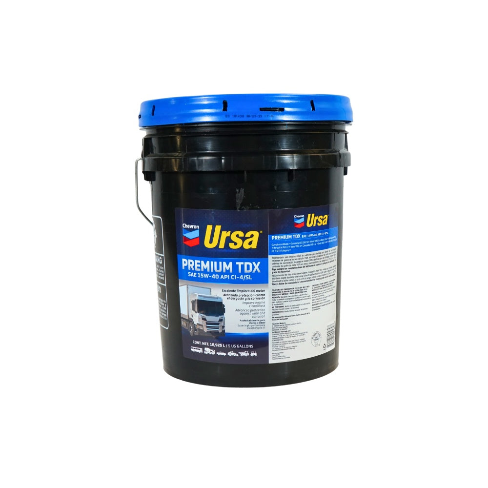 Aceite diesel 15w40 ci-4 ursa premium tdx 5gl - Imagen 2