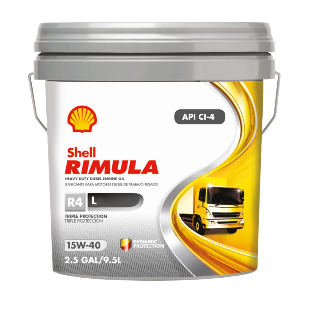 Aceite shell rimula r4l 15w40 ck4 minibalde 9.46l