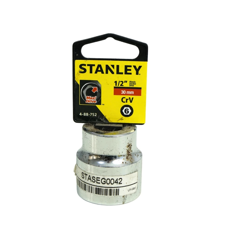 Dado encastre 1/2 hexagonal 30mm 6 puntas stanley