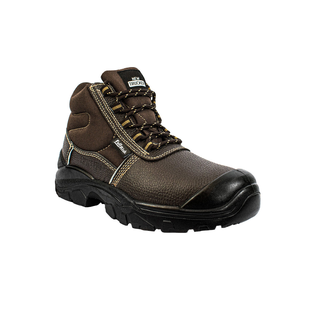 Bota de seguridad marron new trucker t39