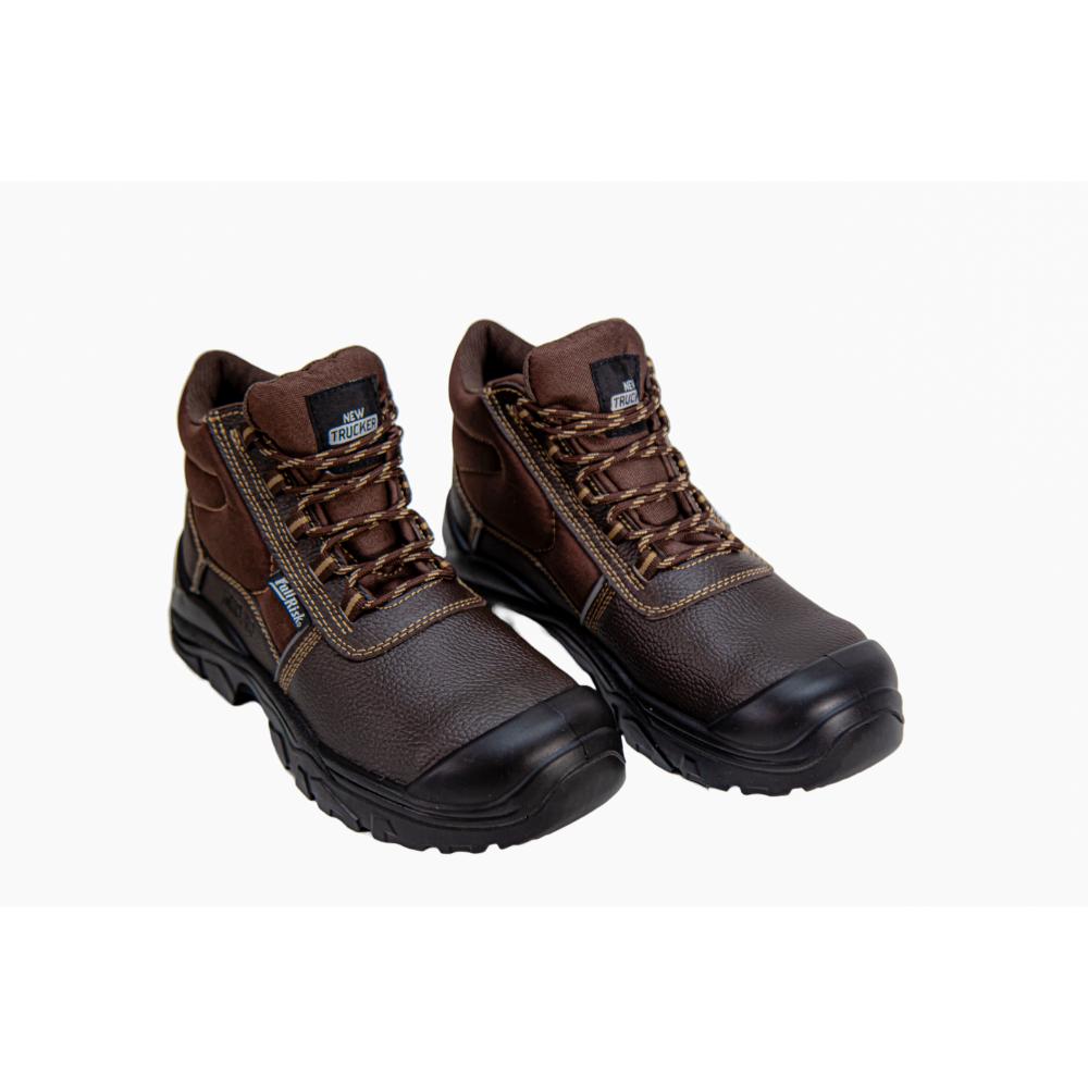 Bota de seguridad marron new trucker t43