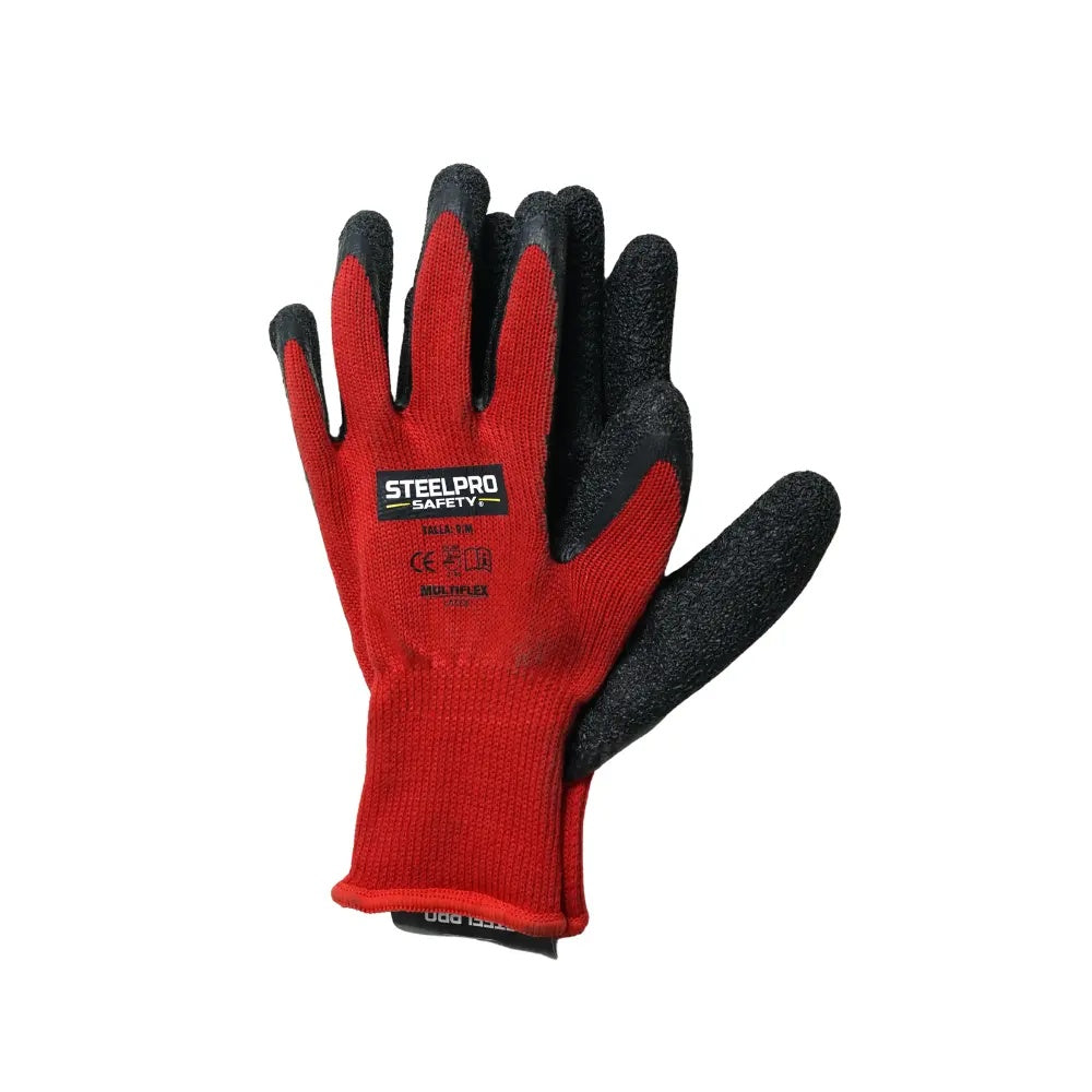 Guante multiflex látex rojo - Imagen 2