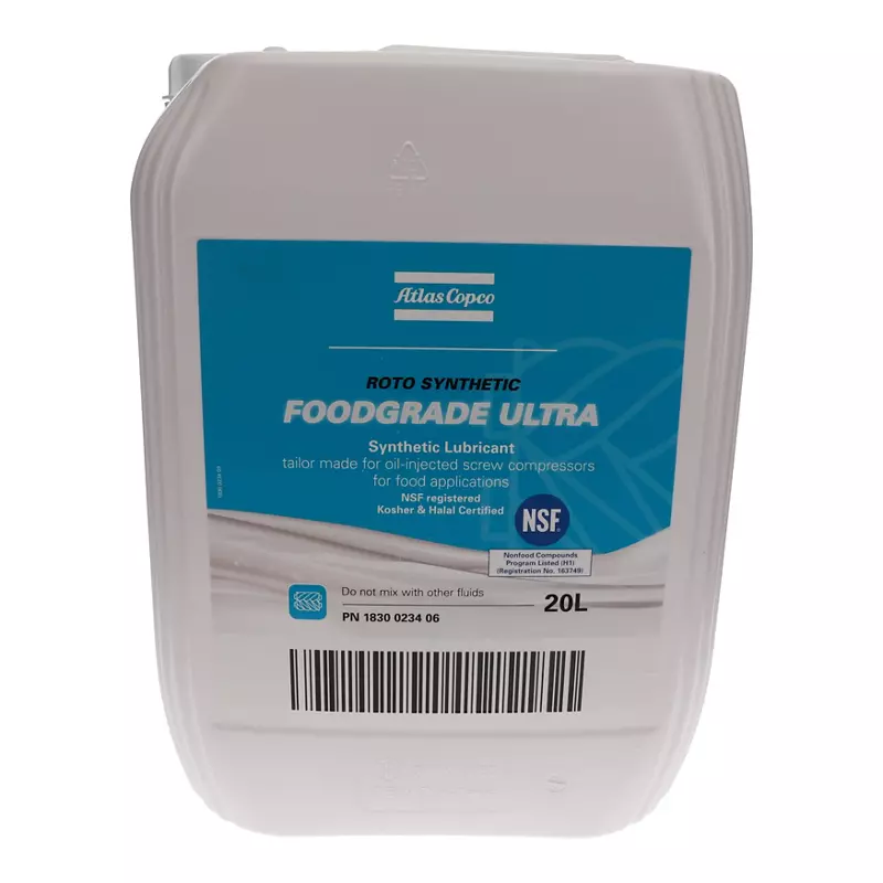 ACEITE Roto Syn FG Ultra 20L — Atlas Copco 1830023406