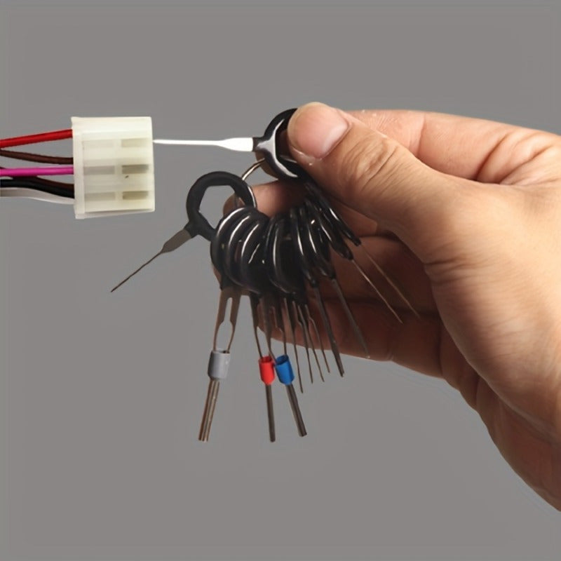 Kit extractor de terminales y pines de arnés – 59 piezas con estuche